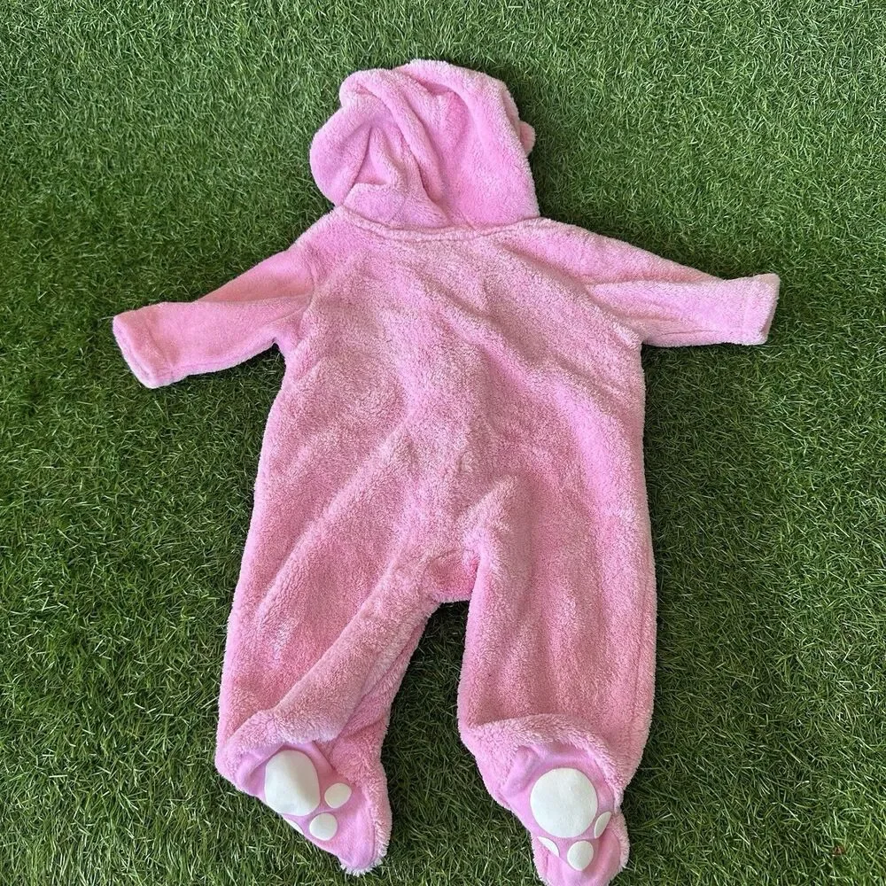 Vintage Childrens Place Outfit Kitty Snowsuit Infant‎ Girls Size 0-3 Months